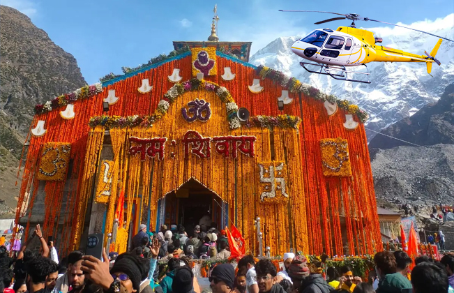 Kedarnath Yatra by Helicopter